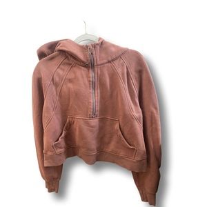 Lululemon spiced chai scuba 1/4 zip